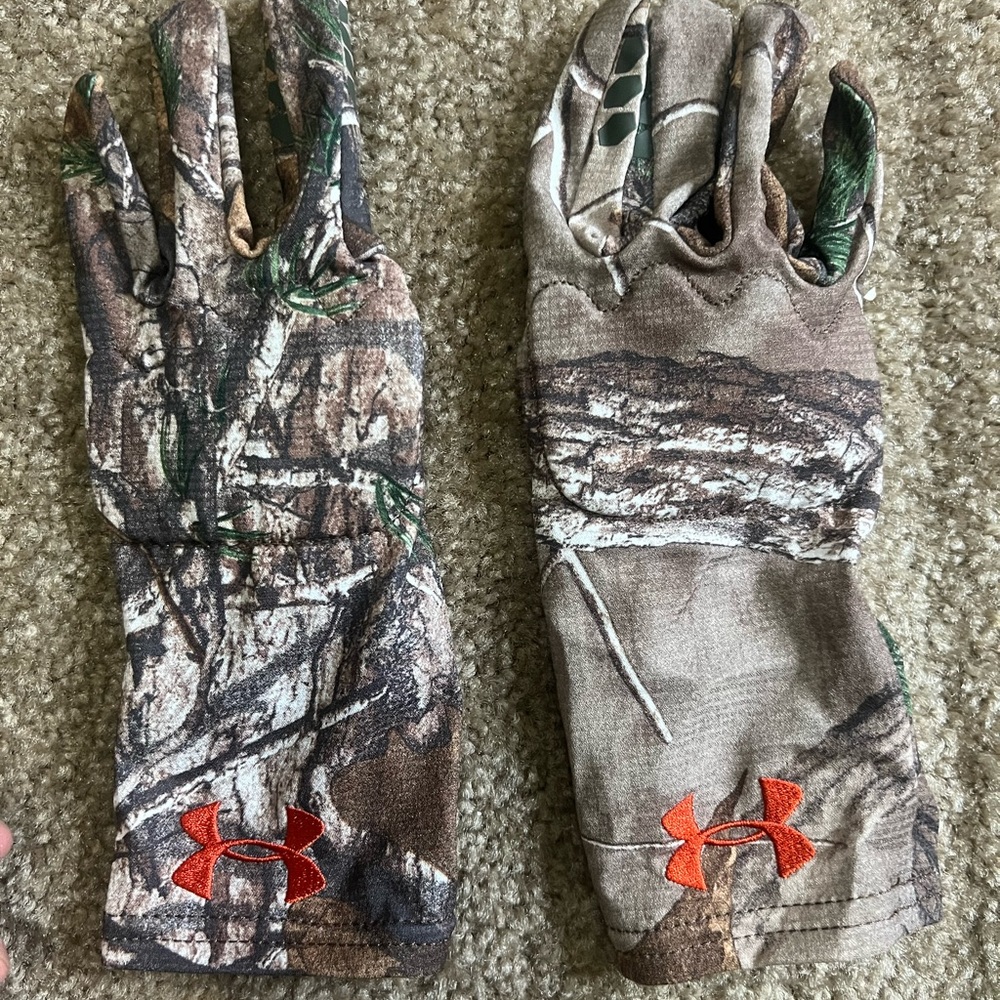 Under Armour Scent Control Primer Gloves Real Tree S/m